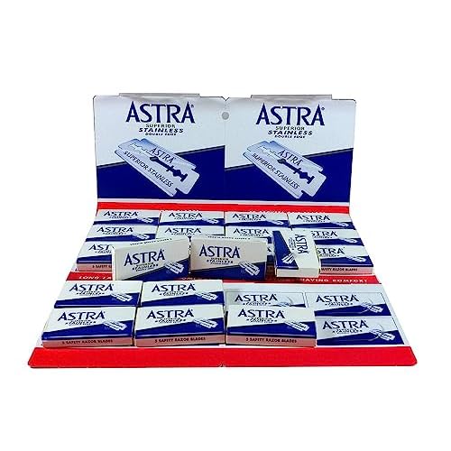 Astra - Blue Superior Stainless Double Edge Razor Blades