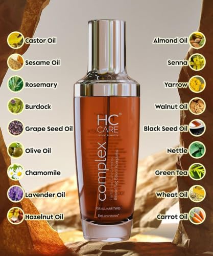 Herbal Hair Growth Serum for All Hair Types - Anti-Frizz & Thickening 3.5 fl oz