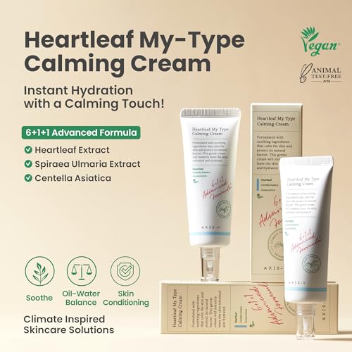 Calming Face Moisturizer with Heartleaf Extract - Soothing, Hydrating, Vegan Korean Skin Care