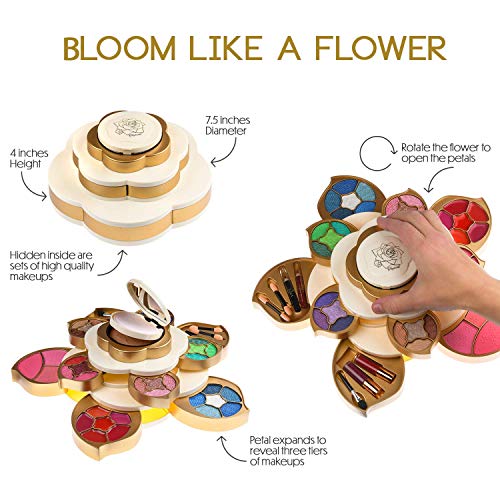 Flower All In One Makeup Kit for Teens and Women & CoralBeau Nail Kit for Girls