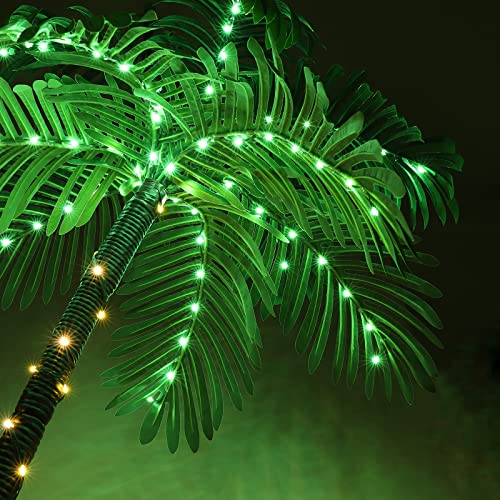 6FT Lighted Palm Tree Outdoor Christmas Decor for Patio and Garden