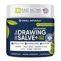 OWELL Naturals Drawing Salve ? Fast Acting for Ingrown Hairs, Boils, Bumps, Cysts & Splinters ? Clear Non-Staining Formula for Bikini Line, Underarms & Sensitive Skin ? 4 oz