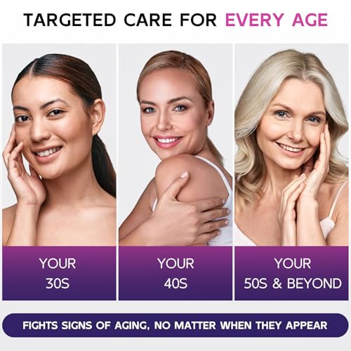 Tighten & Lift Neck & Chest Moisturizer Cream, 4.3 fl oz -2 Pack, Neck Firming Cream with Roller for Crepey Skin Body Care Comfort, Skin Firming Cream Reduces the Look of Fine Lines and Wrinkles