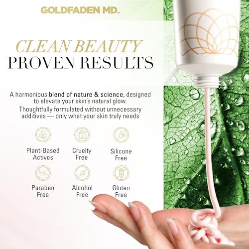 GOLDFADEN MD Radiance Whip Peptide Skin Mask - Vegan Hydrating Treatment, 1.7 Fl Oz (Pack of 1)