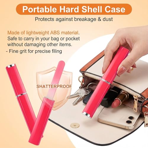Electric Nail Drill 40000RPM with LCD Display - Professional Nail File Kit E File Machine for Acrylic Gel Nails, Low Noise & Vibration for Salon and Home Use