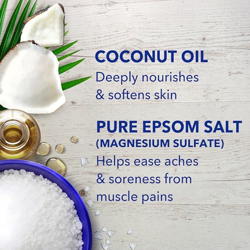 Dr Teal's Nourish & Protect Epsom Salt Soak with Coconut Oil, 3 lb (Pack of 4)