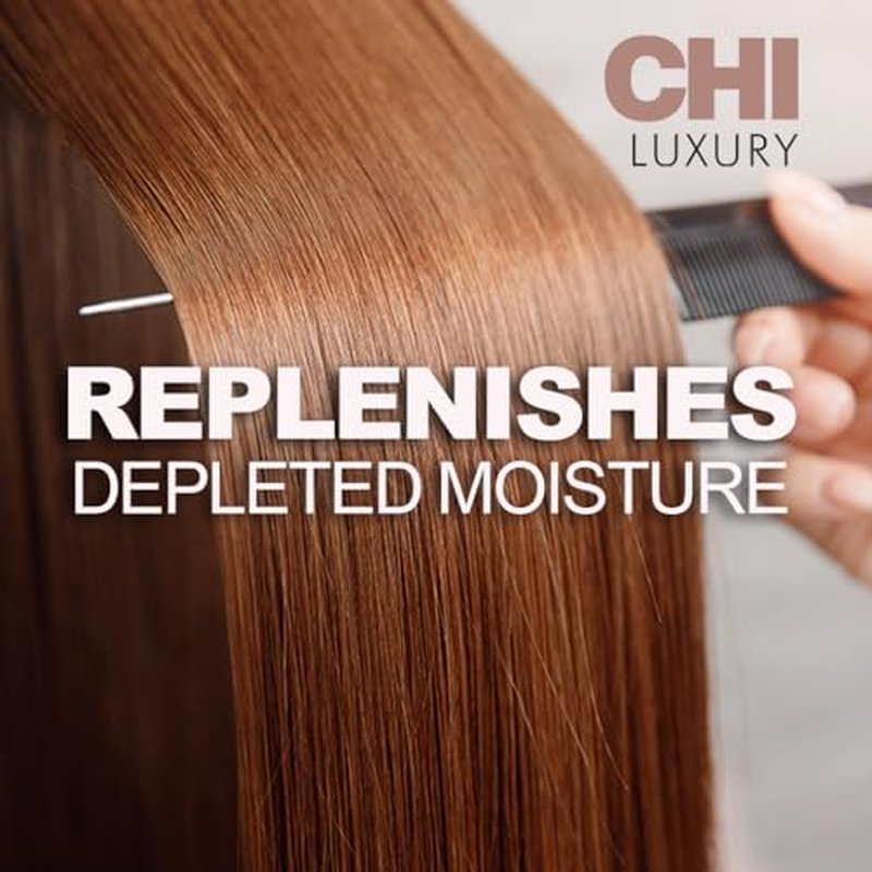 CHI Luxury Black Seed Oil Moisture Replenish Conditioner, Strengthens for Soft Hair, Replenishes Moisture, Sulfate, Paraben & Gluten-Free, 25 Oz