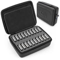 Clipper Blade Storage Case Holds 20 Blades & Guards Organizer for Barbers and Stylists