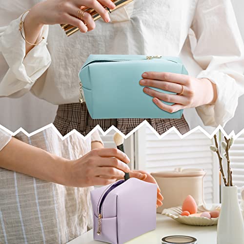 6-Piece Water-Resistant Makeup Bags Set - Portable Cosmetic Organizer for Travel & Daily Use