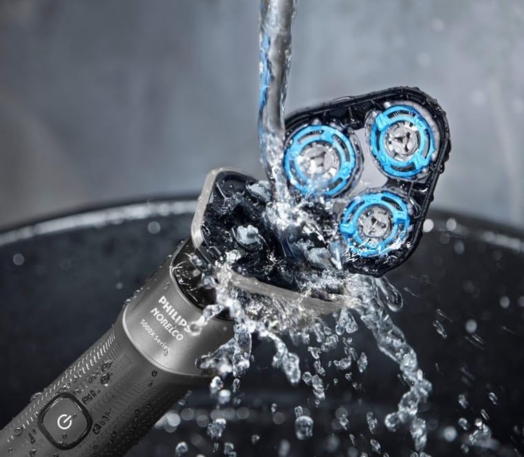Philips Norelco X5004 Wet & Dry Rechargeable Electric Shaver with Precision Trimmer
