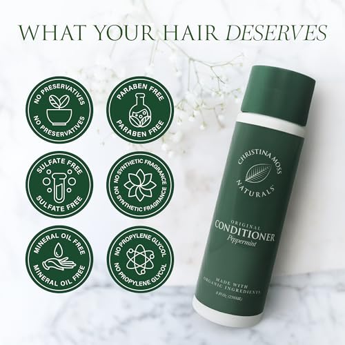 Natural Peppermint Conditioner with Biotin & Panthenol - 8 oz