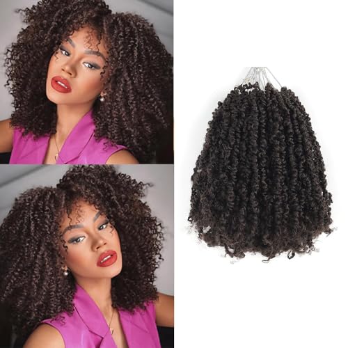 Yank Twists Crochet Hair Extensions 12 Inch 9 Pack Bohemian Passion Style