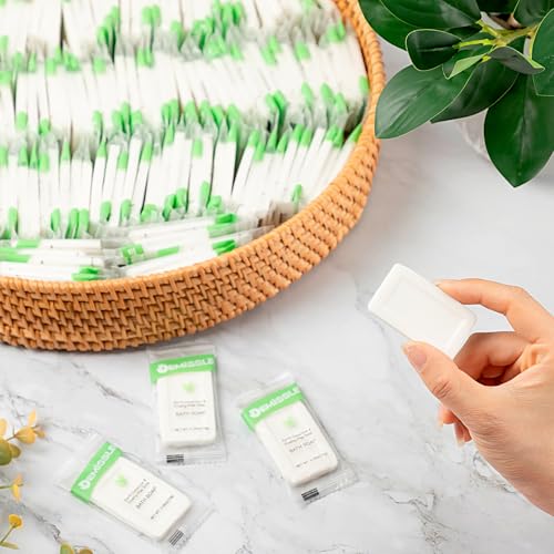 200 Pack Travel Size Bar Soap - Individually Wrapped for Hotels & Guests