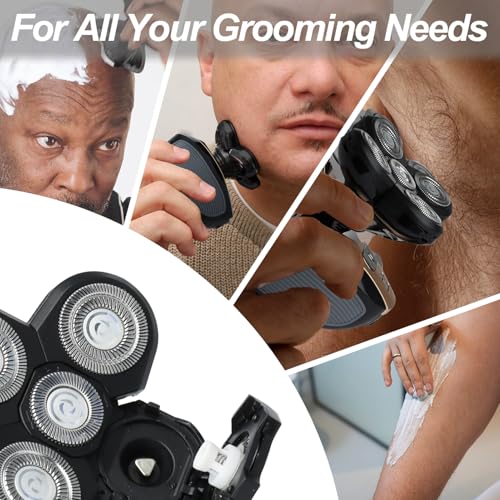 Pro 5 Replacement Blades for Freebirds Bald Head Shavers - Pack of 4