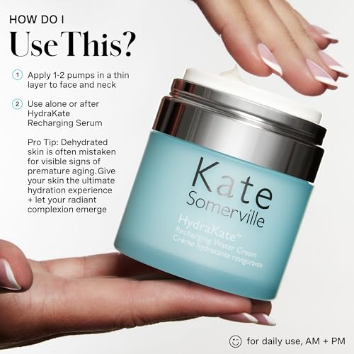 Kate Somerville HydraKate Recharging Water Cream - Hydrating Skin Moisturizer, 1.7 Fl Oz