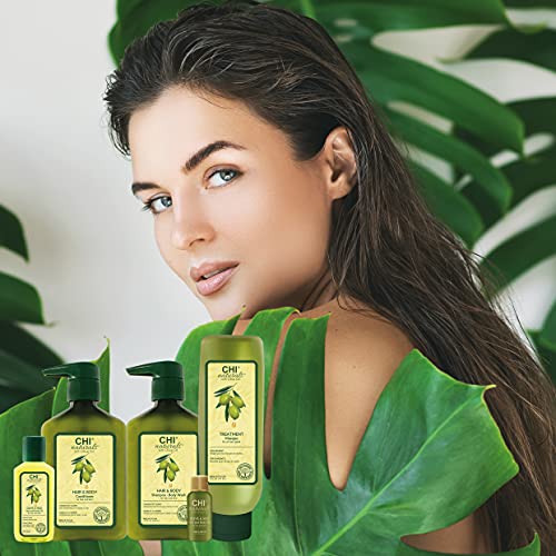 CHI Naturals with Olive Oil Treatment Masque, Hydrates Dry & Damaged Hair, Sulfate, Paraben, & Cruelty-Free, 6oz