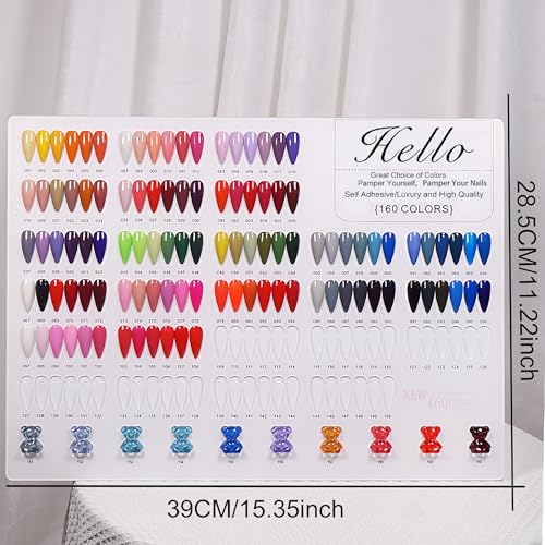 Acrylic Nail Polish Display Board Salon Showing Shelf for Nail Art & Gel Colors