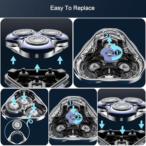 Electric Razor for Men Replacement Head, Shaver Blade Heads Replacement for Electric Razor for Men£¬Applicable to Rs1003 Shaver