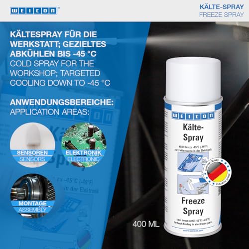 WEICON Freeze Spray - Industrial Cooling Down to -49°F, 13.5 fl oz
