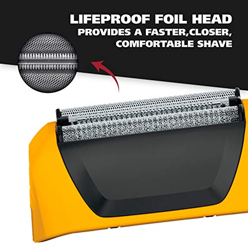 Wahl LifeProof Shaver Replacement Foils & Cutters - Yellow, Hygienic Stainless Steel
