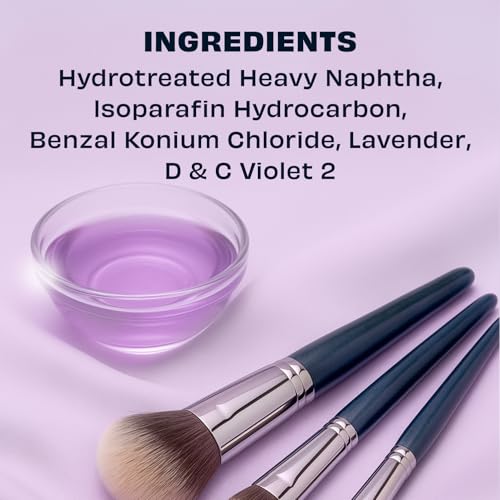 Original Lavender Makeup Brush Cleaner - Professional Cleanser for Makeup Brushes - Quick-Drying, Rinse-Free Formula - Removes Stubborn Waterproof Make Up, 16 oz
