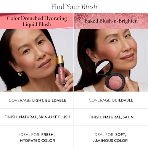 Liquid Blush Peach Nude Hydrating Buildable Face Makeup for Dry Skin - Laura Geller