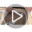 Kids Sensory Activity Table with Bins - Wooden Montessori Play Set