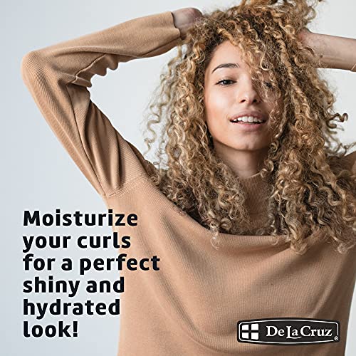 De La Cruz 2.2oz Coconut Oil for Skin & Hair - Natural Moisturizer & Hair Treatment (6 Jars)