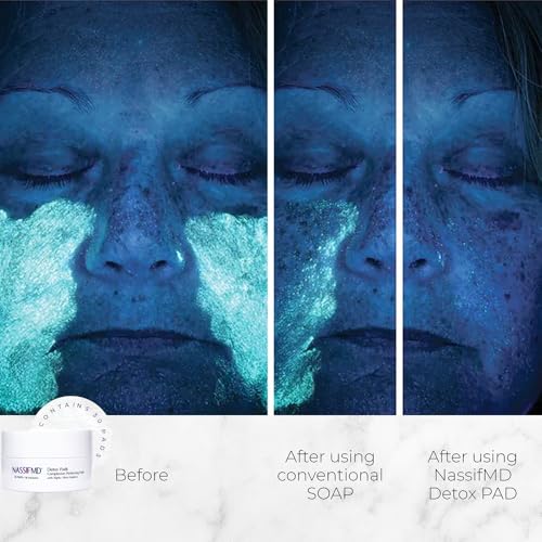 Exfoliating Detox Pads - Original Formula Face Size 30 Count by NASSIFMD