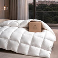 White King Size All Season Goose Feather Down Fiber Comforter - Hotel Grand