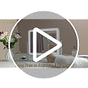 White 16x13 Inch Lighted Vanity Mirror with Touch Control & 3-Color Modes