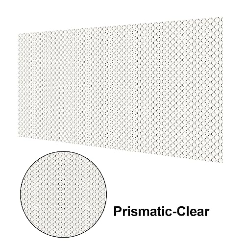 Acrylic Fluorescent Light Cover 23.75x47.75 Inches - 4 Pack, Diffuse Ceiling Lighting