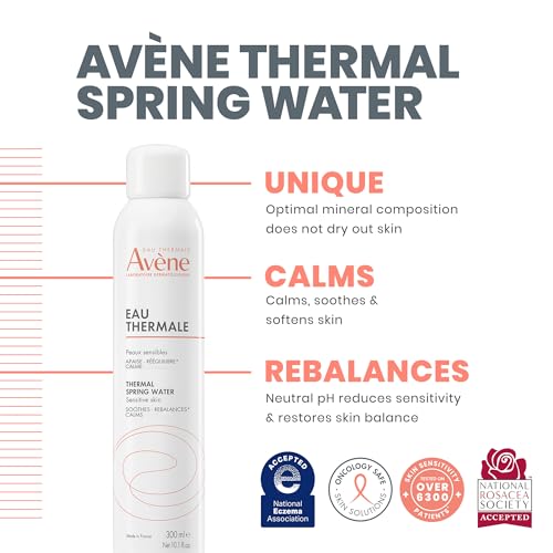 Avène Thermal Spring Water Spray - 10.1 Fl Oz, Gentle Facial & Body Mist