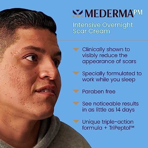 Mederma PM Intensive Overnight Scar Cream, Works with Skin's Nighttime Regenerative Activity & PM Intensive Overnight Scar Cream, Works with Skin's Nighttime Regenerative Activity