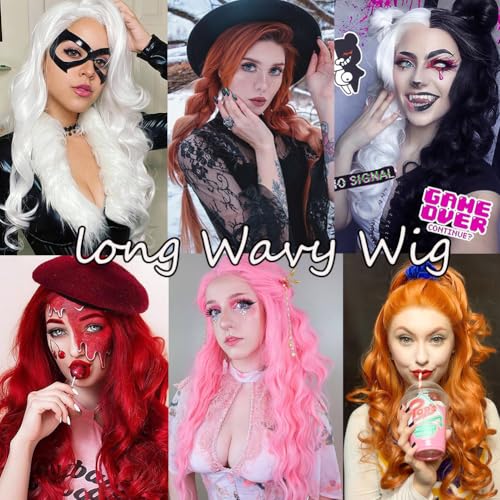 26 Inch Long Wavy Copper Red Wig for Women - Natural Look & Style