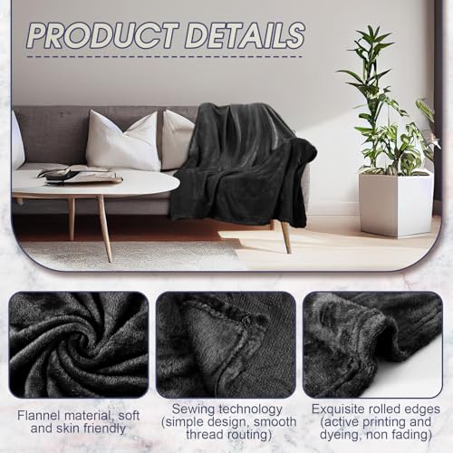 Bulk Wedding Gift Throw Blankets Set - 18 Soft Flannel Coverlets for Guests