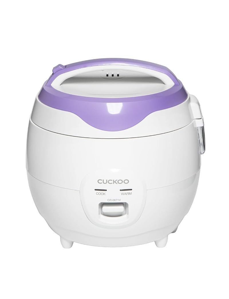 CUCKOO 12-Cup Rice Cooker and Warmer CR-0671V, White