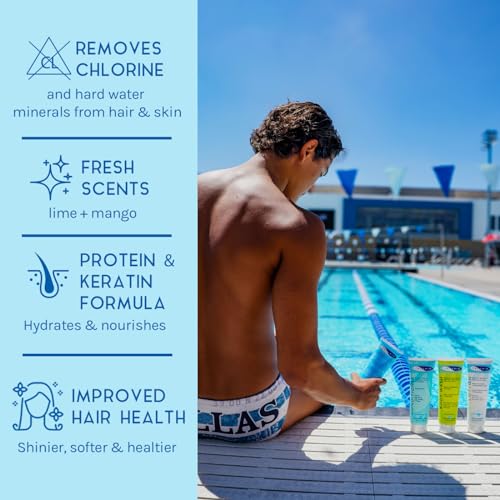 Swim Care Set with Chlorine Removal Shampoo & Body Wash - Aloe Vera, 8.5 fl oz Each