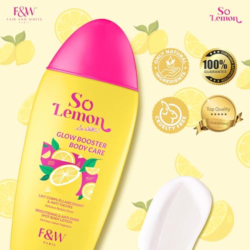 Lemon Glow Body Lotion 500ml - Brightening & Hydrating Moisturizer