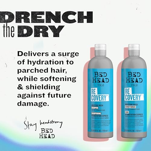 TIGI Bed Head Recovery Shampoo & Conditioner Set 25.36 Fl Oz Pack of 2 - Damaged Hair Repair