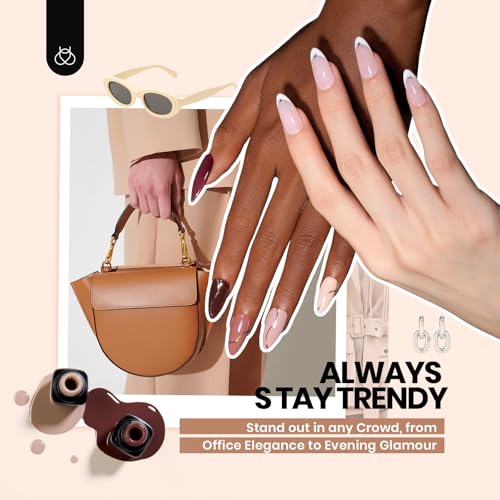 Chic Outfits Gel Nail Kit with UV Light - 45 Colors & 75 Pieces
