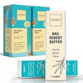 Onsen Secret Professional Nail Buffer Block 2 Pack - 4-Way Buffing for Natural Shine & Nail Recovery