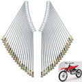 Motoparty Rear Wheel Spoke for Honda XR100R CRF100F Replacement for OEM 97228-42138-K0 97658-42137-K0 16"Spokes for Motorcycles (36pcs Spokes + Nuts Set)