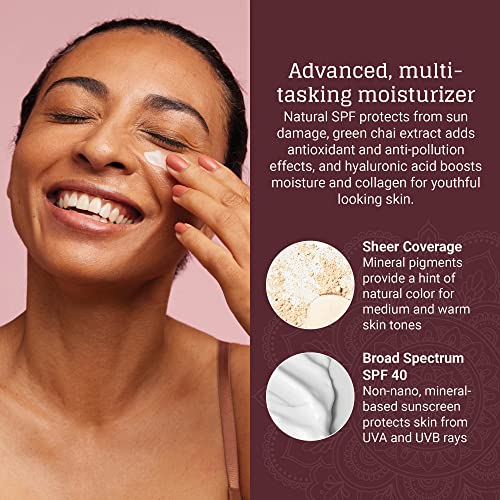 AVYA Skincare SPF 40 Tinted Moisturizer Shade #2 Medium 1.7oz – Hydrating, Natural Coverage