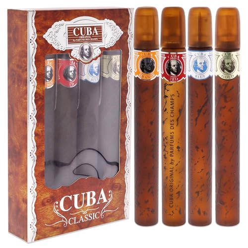 Cuba for Men Gift Set - 4.68 Ounce Pack of 2, Casual Eau de Toilette