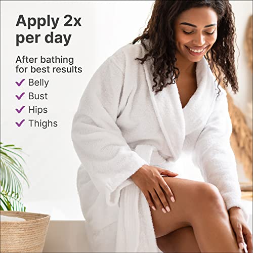 Hydrating Maternity Stretch Mark Cream 2 Pack - Shea Butter & Vitamin E, Paraben-Free