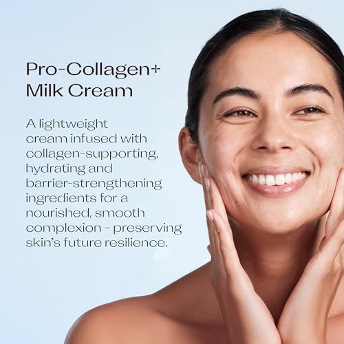 Vegan Collagen Face Moisturizer with Lactic Acid & Peptides - Light Hydrating Cream