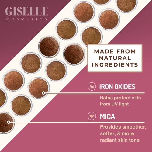 Gold Digger Loose Mineral Bronzer - Natural Face Powder, Highlighter, Contour & Blush Palette - 0.18oz