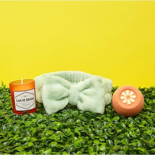Get Well Soon Pre Made Gift Baskets for Women ? Self Care Spa, Care Package with Accessory Bag, Relaxing Collection, Cozy Kit, Birthday Present for Women, Best Friend Box, Bath Essentials, 8-Piece Set