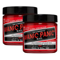MANIC PANIC Classic Rock N Roll Red Semi Permanent Hair Color - Warm Medium Red Hair Dye for Women & Men That Lasts 4-6 Weeks - Vegan, Ammonia & Cruelty-Free - Create & Mix Custom Shades (4oz / 2pk)